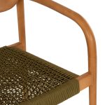 ΠΟΛΥΘΡΟΝΑ FB99636.05 ΞΥΛΟ TEAK ΦΥΣΙΚΟ & ΠΡΑΣΙΝΟ ΣΧΟΙΝΙ 55x54x80Yεκ. - Image 7