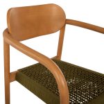 ΠΟΛΥΘΡΟΝΑ FB99636.05 ΞΥΛΟ TEAK ΦΥΣΙΚΟ & ΠΡΑΣΙΝΟ ΣΧΟΙΝΙ 55x54x80Yεκ. - Image 8