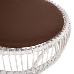 ΠΟΛΥΘΡΟΝΑ FB99840.02 RATTAN ΛΕΥΚΟ ΜΕ ΚΑΦΕ ΜΑΞΙΛΑΡΙ 80x97x85Υεκ. - Image 7