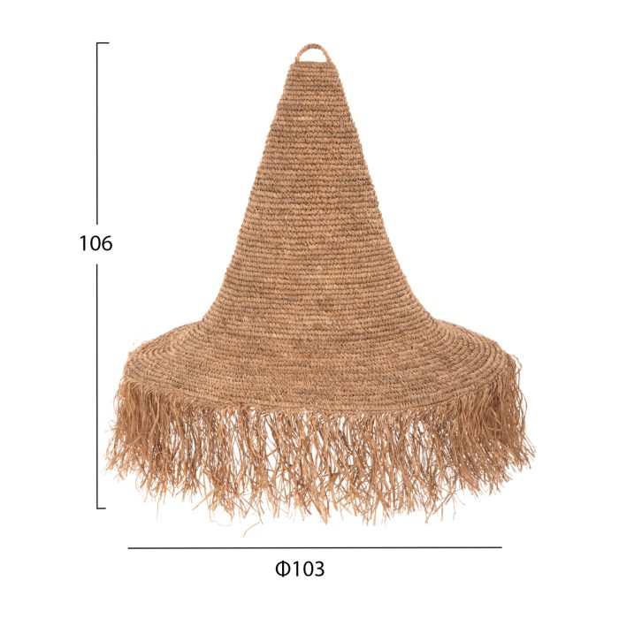 ΦΩΤΙΣΤΙΚΟ ΟΡΟΦΗΣ ΚΡΕΜΑΣΤΟ FB94033 RATTAN ΣΕ ΦΥΣΙΚΟ Φ103x84,5-106Yεκ. - Image 2