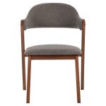 ΚΑΡΕΚΛΑ FB99734.01 RUBBERWOOD ΣΕ ΚΑΡΥΔΙ-ΥΦΑΣΜΑ ΓΚΡΙ 59x59x83Yεκ. - Image 3