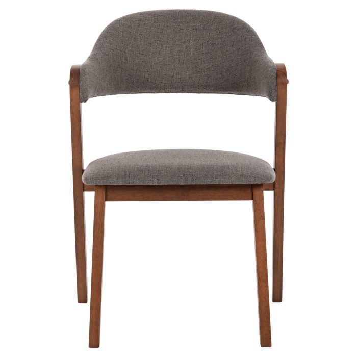 ΚΑΡΕΚΛΑ FB99734.01 RUBBERWOOD ΣΕ ΚΑΡΥΔΙ-ΥΦΑΣΜΑ ΓΚΡΙ 59x59x83Yεκ. - Image 3