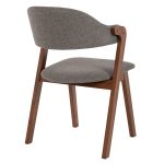 ΚΑΡΕΚΛΑ FB99734.01 RUBBERWOOD ΣΕ ΚΑΡΥΔΙ-ΥΦΑΣΜΑ ΓΚΡΙ 59x59x83Yεκ. - Image 5