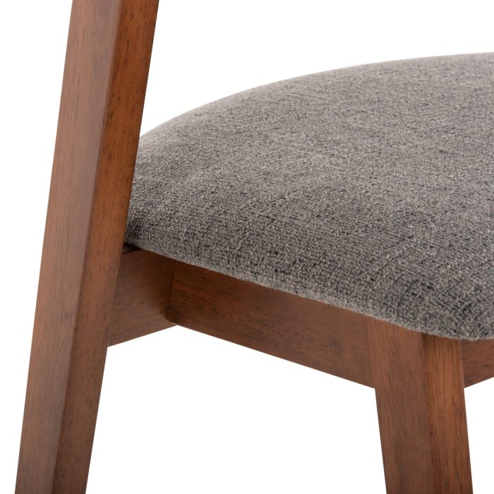ΚΑΡΕΚΛΑ FB99734.01 RUBBERWOOD ΣΕ ΚΑΡΥΔΙ-ΥΦΑΣΜΑ ΓΚΡΙ 59x59x83Yεκ. - Image 8
