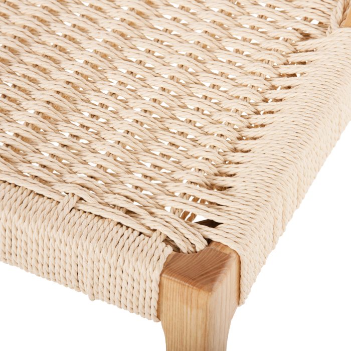 ΚΑΡΕΚΛΑ FB99876 ΞΥΛΟ ΦΡΑΞΙΝΟΣ ΚΑΙ PAPER ROPE 47x52x86,5Υ εκ. - Image 8