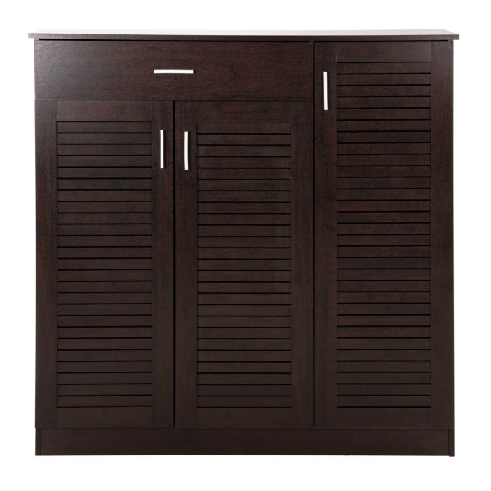 ΠΑΠΟΥΤΣΟΘΗΚΗ-ΝΤΟΥΛΑΠΑ FB99607.01 ΜΕΛΑΜΙΝΗ WENGE 120x37,5x121,5Υεκ. - Image 3