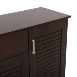 ΠΑΠΟΥΤΣΟΘΗΚΗ-ΝΤΟΥΛΑΠΑ FB99607.01 ΜΕΛΑΜΙΝΗ WENGE 120x37,5x121,5Υεκ. - Image 9