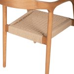 ΠΟΛΥΘΡΟΝΑ FB99874 ΞΥΛΟ ΦΡΑΞΙΝΟΣ ΚΑΙ PAPER ROPE 57x54x78Yεκ. - Image 9