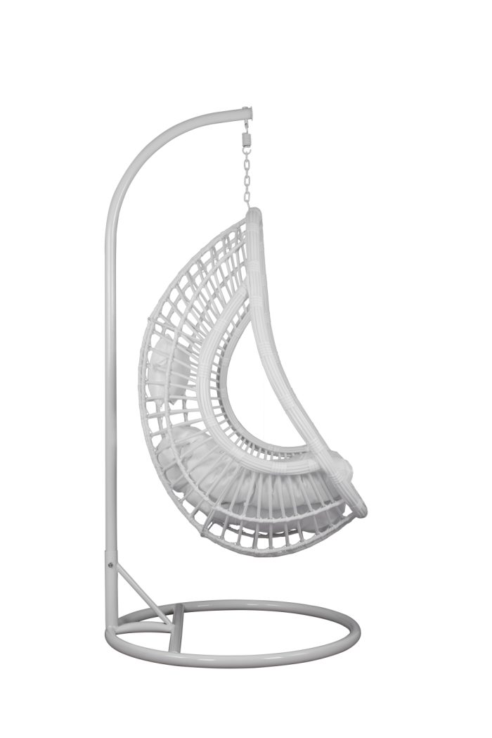 ΚΡΕΜΑΣΤΗ ΠΟΛΥΘΡΟΝΑ ΦΩΛΙΑ FB95541.03 ΜΕ ΛΕΥΚΟ WICKER & ΜΑΞΙΛΑΡΙΑ Φ105Χ195Υ εκ. - Image 4