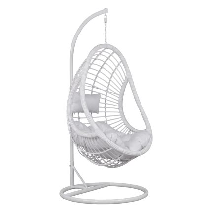 ΚΡΕΜΑΣΤΗ ΠΟΛΥΘΡΟΝΑ ΦΩΛΙΑ FB95541.03 ΜΕ ΛΕΥΚΟ WICKER & ΜΑΞΙΛΑΡΙΑ Φ105Χ195Υ εκ.