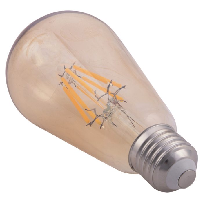ΛΑΜΠΤΗΡΑΣ FB94188.02 LED FILAMENT 8W E27 DIMMABLE 3000K GOLD - Image 3