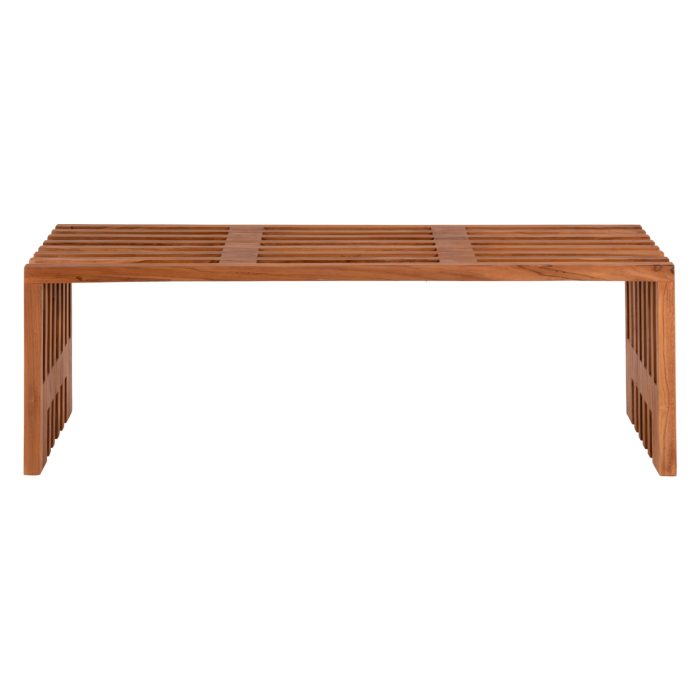 ΠΑΓΚΑΚΙ FB99829 ΜΑΣΙΦ ΞΥΛΟ TEAK ΣΕ ΦΥΣΙΚΟ 139,5x34,5x48,5Υεκ. - Image 3