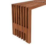 ΠΑΓΚΑΚΙ FB99829 ΜΑΣΙΦ ΞΥΛΟ TEAK ΣΕ ΦΥΣΙΚΟ 139,5x34,5x48,5Υεκ. - Image 6