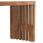 ΠΑΓΚΑΚΙ FB99829 ΜΑΣΙΦ ΞΥΛΟ TEAK ΣΕ ΦΥΣΙΚΟ 139,5x34,5x48,5Υεκ. - Image 7