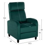 ΠΟΛΥΘΡΟΝΑ RELAX FB99782.03 ΚΥΠΑΡΙΣΣΙ ΒΕΛΟΥΔΟ 67,5x90x104Υ εκ. - Image 2