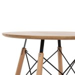 ΤΡΑΠΕΖΙ ΣΤΡΟΓΓΥΛΟ FB90060.04 ΦΥΣΙΚΟ ΧΡΩΜΑ MDF-ΠΟΔΙΑ ΟΞΙΑΣ ΣΕ ΦΥΣΙΚΟ ΧΡΩΜΑ Φ60Χ76Υεκ. - Image 6