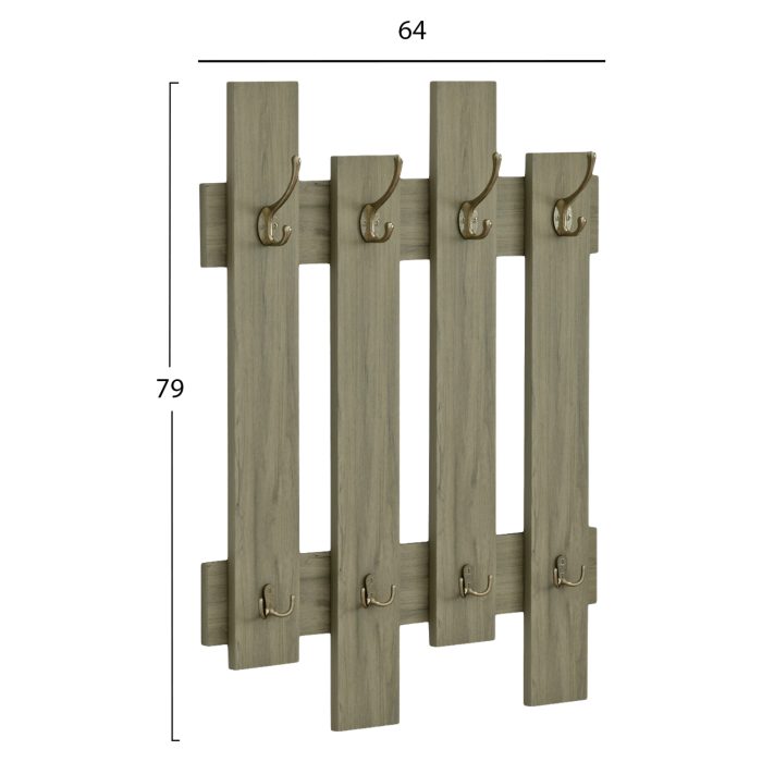 ΚΡΕΜΑΣΤΡΑ ΕΙΣΟΔΟΥ FB98940.12 ΜΕΛΑΜΙΝΗ ΣΕ OLIVE GREEN 64x4x79Υεκ. - Image 2