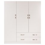 ΝΤΟΥΛΑΠΑ 3ΦΥΛΛΗ FB9384.05 ΜΕ ΔΥΟ ΣΥΡΤΑΡΙΑ ΛΕΥΚΗ 150X55Χ180Υεκ. - Image 4