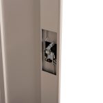 ΝΤΟΥΛΑΠΑ ΜΕΤΑΛΛΙΚΗ FB95959.11 ΔΙΦΥΛΛΗ ΜΕ 5 ΑΠΟΘΗΚΕΥΤΙΚΟΥΣ ΧΩΡΟΥΣ ΓΚΡΙ 90Χ40Χ18Υεκ. - Image 9