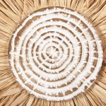 ΕΠΙΤΡΑΠΕΖΙΟ ΔΙΑΚΟΣΜΗΤΙΚΟ FB94224 ΙΝΕΣ RAFFIA ΣΕ ΦΥΣΙΚΟ-ΜΑΥΡΗ ΞΥΛΙΝΗ ΒΑΣΗ 18x9x43Υεκ. - Image 5