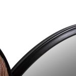 ΚΑΘΡΕΠΤΗΣ ΤΟΙΧΟΥ ΣΤΡΟΓΓΥΛΟΣ FB94217 MDF-BLACK METAL 123x5x63Υεκ. - Image 6