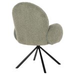 ΠΟΛΥΘΡΟΝΑ ΠΕΡΙΣΤΡΕΦ. FB99778.08 OLIVE GREEN ΜΠΟΥΚΛΕ-ΜΑΥΡΟ ΜΕΤΑΛΛΟ 65x67x92Υ εκ. - Image 5