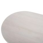 ΤΡΑΠΕΖΙ ΣΑΛΟΝΙΟΥ ΟΒΑΛ FB99691 ΜΑΣΙΦ ΞΥΛΟ MANGO ΣΕ ΛΕΥΚΟ 120x60x40Yεκ. - Image 8