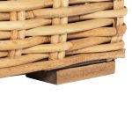 ΚΑΝΑΠΕΣ ΤΡΙΘΕΣΙΟΣ ΕΞ.ΧΩΡΟΥ FB99808 ΞΥΛΟ MANGO-RATTAN ΦΥΣΙΚΟ-ΛΕΥΚΑ ΜΑΞΙΛΑΡΙΑ 216x88x85Υεκ - Image 10