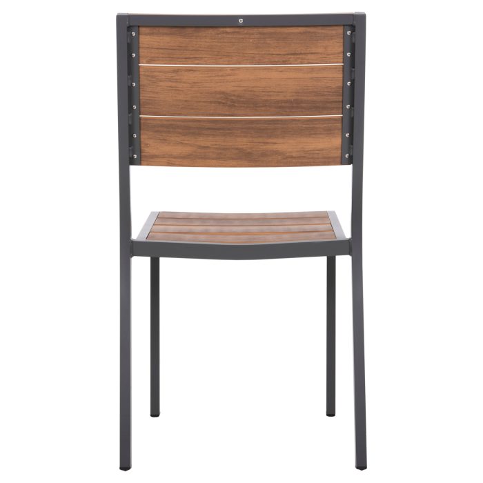 ΚΑΡΕΚΛΑ ΑΛΟΥΜΙΝΙΟΥ FB96063.02 ΣΚΟΥΡΟ ΓΚΡΙ ΜΕ POLYWOOD 46x52x86Υεκ. - Image 6