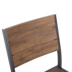 ΚΑΡΕΚΛΑ ΑΛΟΥΜΙΝΙΟΥ FB96063.02 ΣΚΟΥΡΟ ΓΚΡΙ ΜΕ POLYWOOD 46x52x86Υεκ. - Image 7