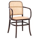 ΠΟΛΥΘΡΟΝΑ FB98748 ΞΥΛΟ ΟΞΙΑΣ ΣΕ ΚΑΦΕ-ΠΛΕΞΗ RATTAN ΣΕ ΦΥΣΙΚΟ 55x55x90Yεκ