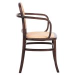 ΠΟΛΥΘΡΟΝΑ FB98748 ΞΥΛΟ ΟΞΙΑΣ ΣΕ ΚΑΦΕ-ΠΛΕΞΗ RATTAN ΣΕ ΦΥΣΙΚΟ 55x55x90Yεκ - Image 4