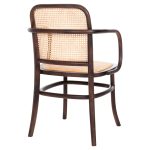 ΠΟΛΥΘΡΟΝΑ FB98748 ΞΥΛΟ ΟΞΙΑΣ ΣΕ ΚΑΦΕ-ΠΛΕΞΗ RATTAN ΣΕ ΦΥΣΙΚΟ 55x55x90Yεκ - Image 5