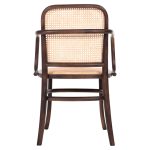 ΠΟΛΥΘΡΟΝΑ FB98748 ΞΥΛΟ ΟΞΙΑΣ ΣΕ ΚΑΦΕ-ΠΛΕΞΗ RATTAN ΣΕ ΦΥΣΙΚΟ 55x55x90Yεκ - Image 6