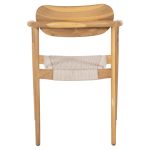ΠΟΛΥΘΡΟΝΑ FB99636.07 ΞΥΛΟ TEAK ΦΥΣΙΚΟ & ΜΠΕΖ ΣΧΟΙΝΙ 55x54x80Yεκ. - Image 6