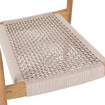 ΠΟΛΥΘΡΟΝΑ FB99636.07 ΞΥΛΟ TEAK ΦΥΣΙΚΟ & ΜΠΕΖ ΣΧΟΙΝΙ 55x54x80Yεκ. - Image 8
