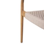 ΠΟΛΥΘΡΟΝΑ FB99636.07 ΞΥΛΟ TEAK ΦΥΣΙΚΟ & ΜΠΕΖ ΣΧΟΙΝΙ 55x54x80Yεκ. - Image 10