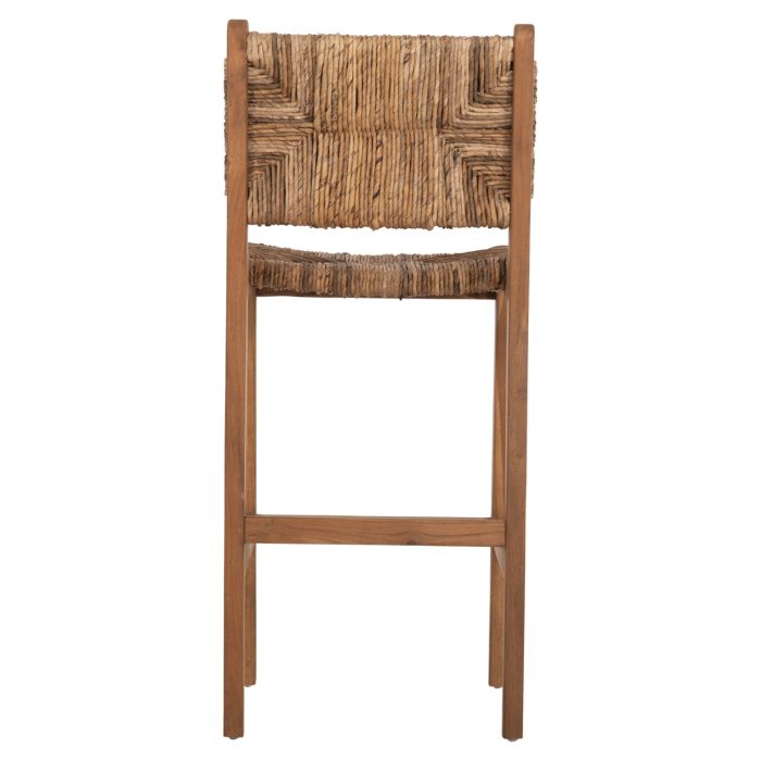ΣΚΑΜΠΟ ΜΠΑΡ FB99841 ΞΥΛO TEAK ΣΕ ΦΥΣΙΚΟ-ΨΑΘΑ 46x55x105Υ εκ. - Image 6