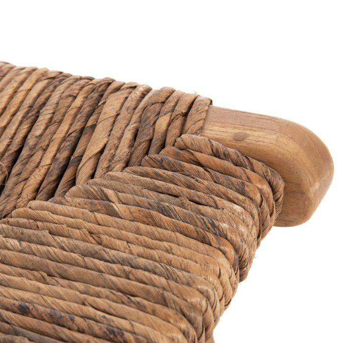 ΣΚΑΜΠΟ ΜΠΑΡ FB99841 ΞΥΛO TEAK ΣΕ ΦΥΣΙΚΟ-ΨΑΘΑ 46x55x105Υ εκ. - Image 8