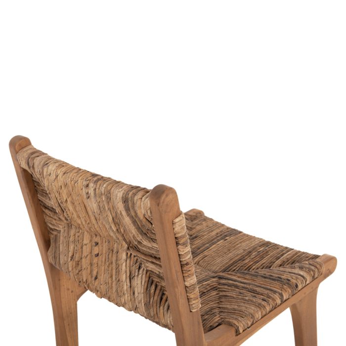 ΣΚΑΜΠΟ ΜΠΑΡ FB99841 ΞΥΛO TEAK ΣΕ ΦΥΣΙΚΟ-ΨΑΘΑ 46x55x105Υ εκ. - Image 9