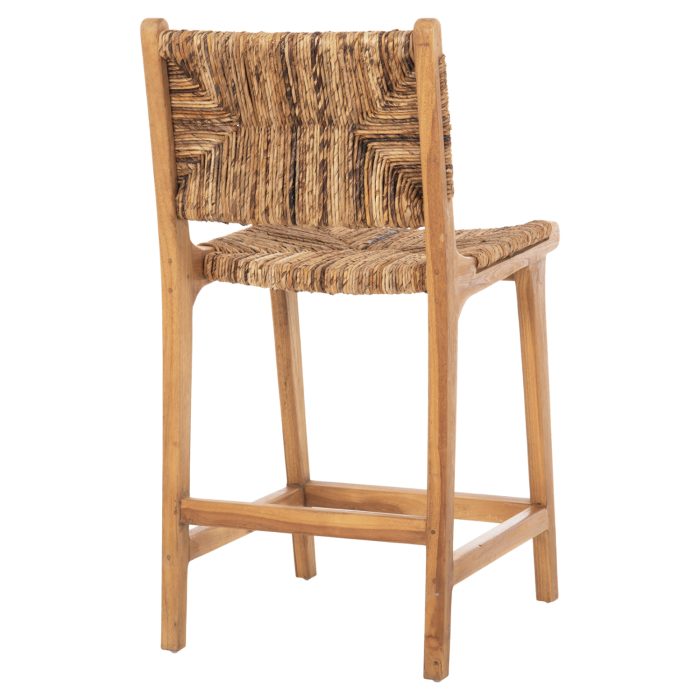 ΣΚΑΜΠΟ ΜΠΑΡ FB99842 ΞΥΛO TEAK ΣΕ ΦΥΣΙΚΟ-ΨΑΘΑ 46x55x96Υεκ. - Image 5