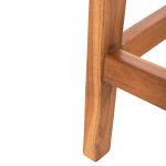 ΣΚΑΜΠΟ ΜΠΑΡ FB99842 ΞΥΛO TEAK ΣΕ ΦΥΣΙΚΟ-ΨΑΘΑ 46x55x96Υεκ. - Image 10