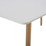 ΤΡΑΠΕΖΙ FB98697.01, ΛΕΥΚΟ MDF, ΞΥΛΙΝΑ ΠΟΔΙΑ ΟΞΙΑ,160Χ90X74,5Υ εκ - Image 5