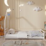 ΚΡΕΒΑΤΙ ΠΑΙΔΙΚΟ FB9676.03 τ.MONTESSORI ΞΥΛΟ ΠΕΥΚΟ ΛΕΥΚΟ- 190x90εκ - Image 5
