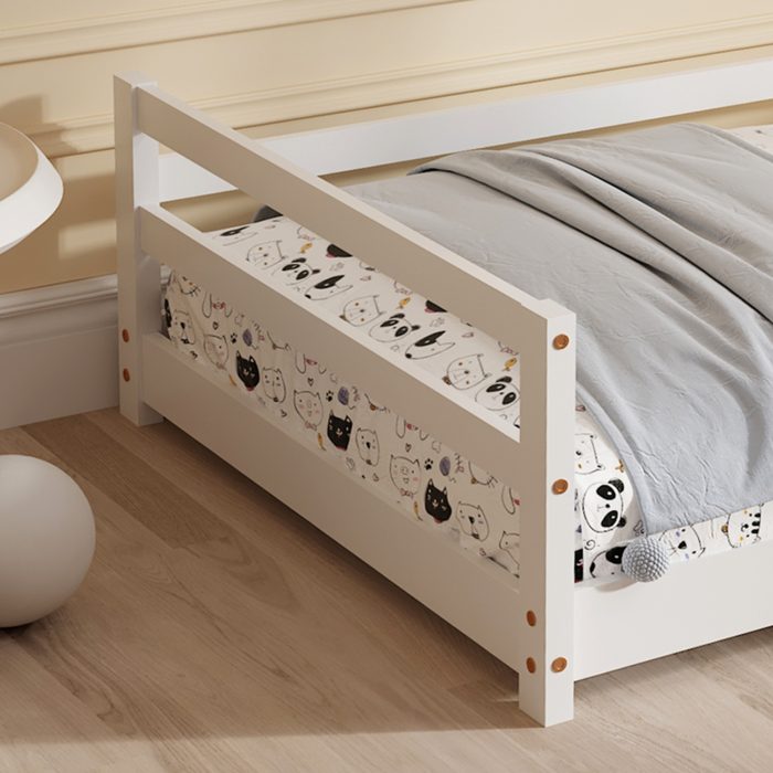 ΚΡΕΒΑΤΙ ΠΑΙΔΙΚΟ FB9676.03 τ.MONTESSORI ΞΥΛΟ ΠΕΥΚΟ ΛΕΥΚΟ- 190x90εκ - Image 7