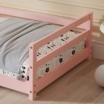 ΚΡΕΒΑΤΙ ΠΑΙΔΙΚΟ FB9676.06 τ.MONTESSORI ΞΥΛΟ ΠΕΥΚΟ ΡΟΖ- 190x90εκ - Image 6