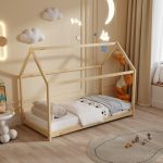 ΚΡΕΒΑΤΙ ΠΑΙΔΙΚΟ FB9678.01 τ.MONTESSORI ΞΥΛΟ ΠΕΥΚΟ ΦΥΣΙΚΟ- 140x70εκ - Image 5