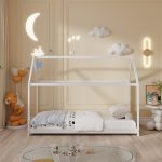 ΚΡΕΒΑΤΙ ΠΑΙΔΙΚΟ FB9678.03 τ.MONTESSORI ΞΥΛΟ ΠΕΥΚΟ ΛΕΥΚΟ- 140x70εκ - Image 4