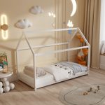 ΚΡΕΒΑΤΙ ΠΑΙΔΙΚΟ FB9678.03 τ.MONTESSORI ΞΥΛΟ ΠΕΥΚΟ ΛΕΥΚΟ- 140x70εκ - Image 5