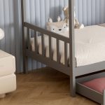 ΚΡΕΒΑΤΙ ΠΑΙΔΙΚΟ FB9680.05 τ.MONTESSORI-2 ΣΥΡΤΑΡΙΑ- ΞΥΛΟ ΠΕΥΚΟΥ ΓΚΡΙ-190x90εκ - Image 6